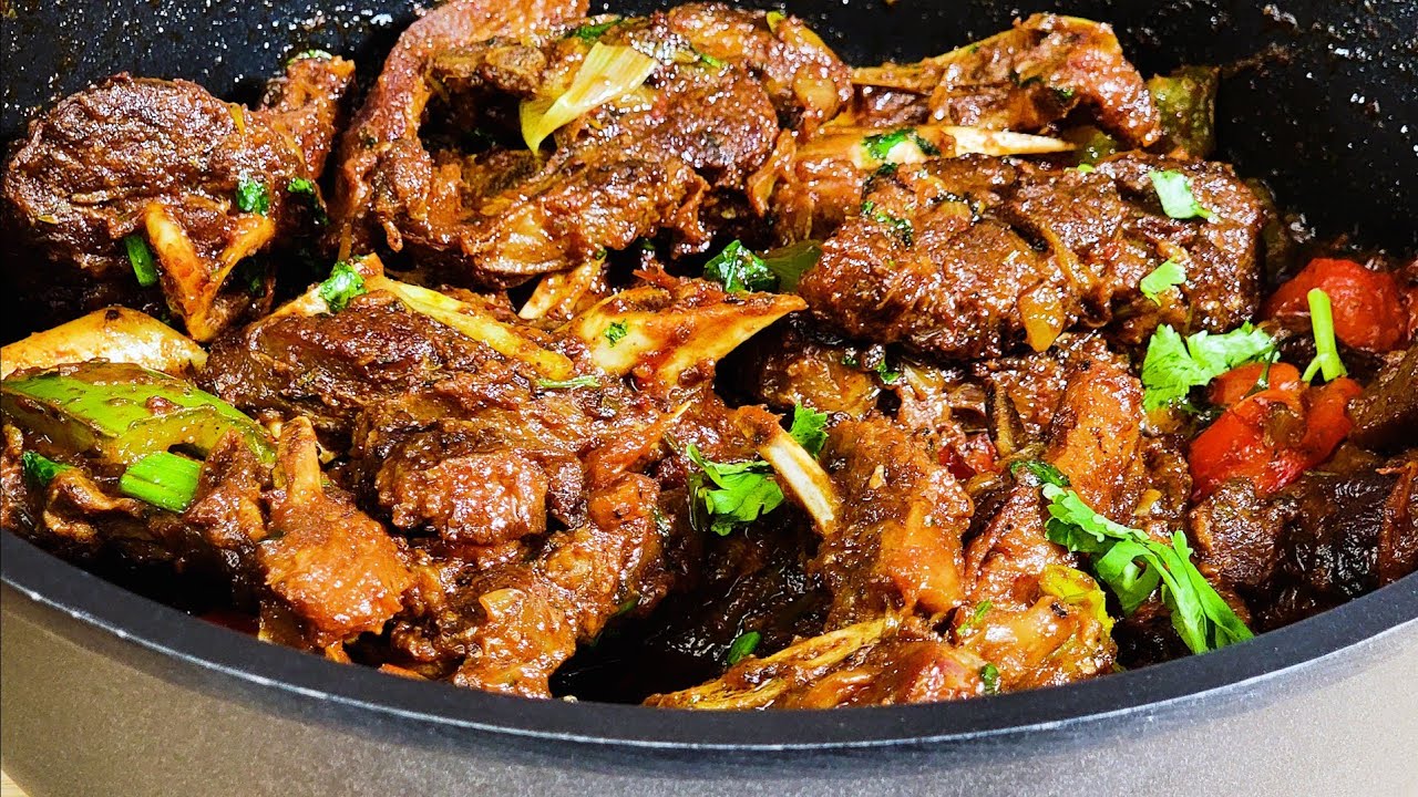 Goat Meat Fried
